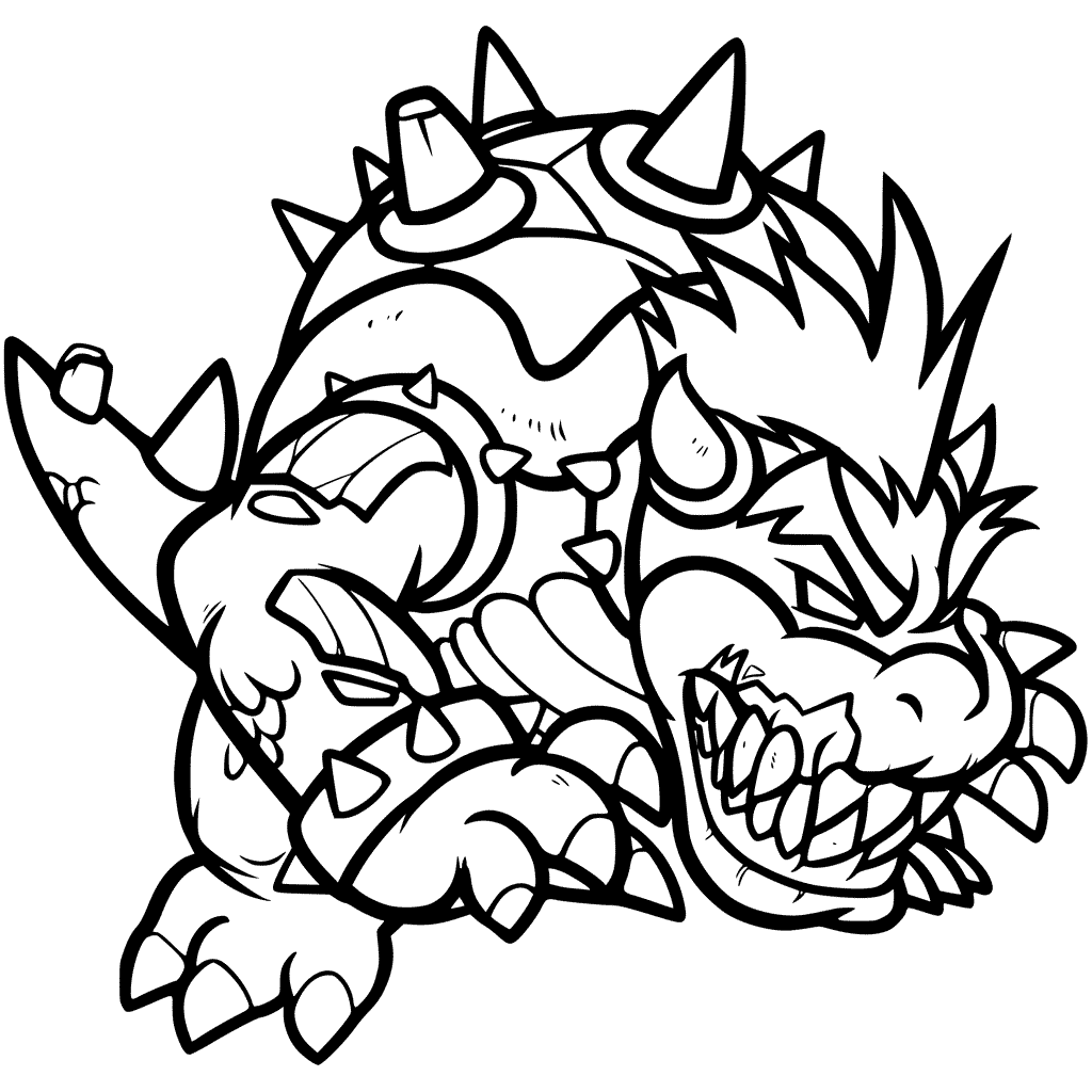 Bowser Coloring Pages - Best Coloring Pages For Kids