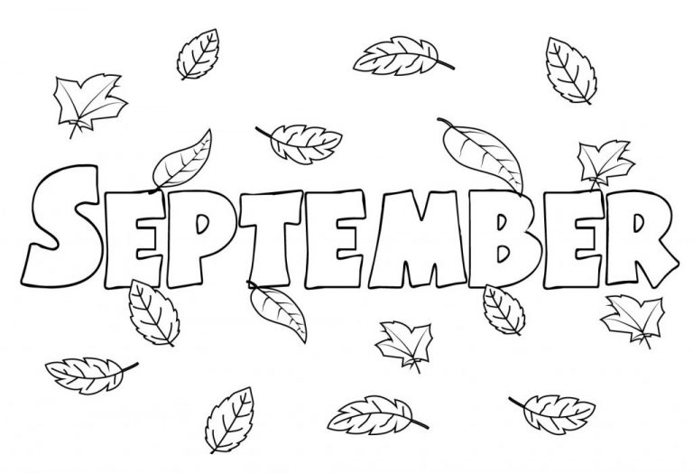 September Coloring Pages - Best Coloring Pages For Kids