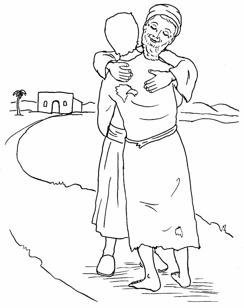 Prodigal Son Bible Coloring Pages