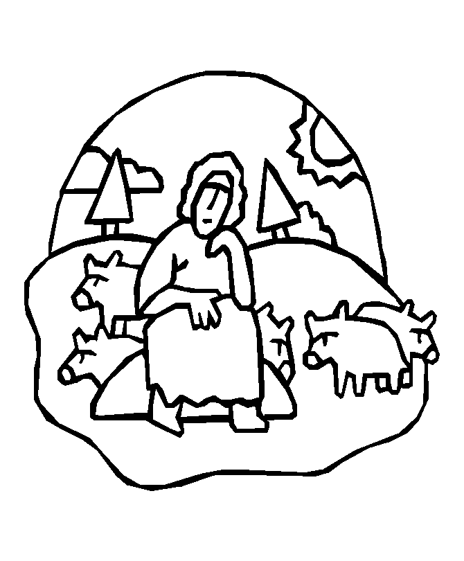 Prodigal Son Printable Coloring Pages