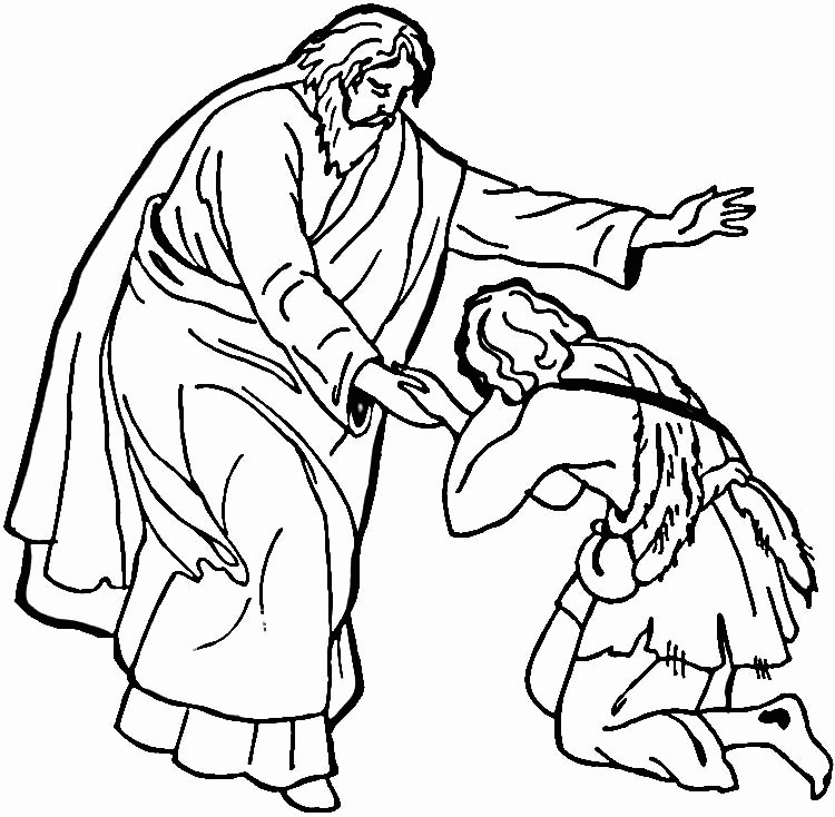 Prodigal Son Returns Home Coloring Pages