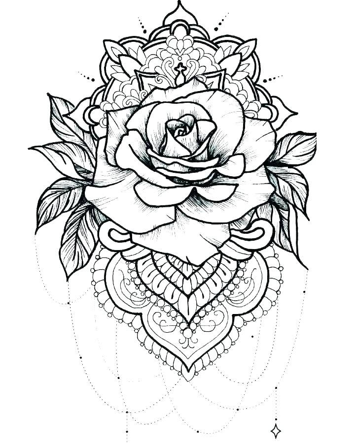 Download Tattoo Coloring Pages for Adults - Best Coloring Pages For Kids