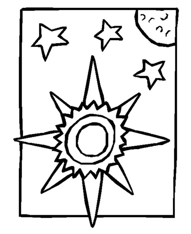 Star - Creation Coloring Pages