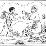 The Prodigal Son Bible Story Coloring Page