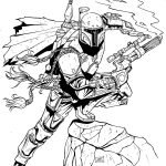 Boba Fett Star Wars Coloring Pages