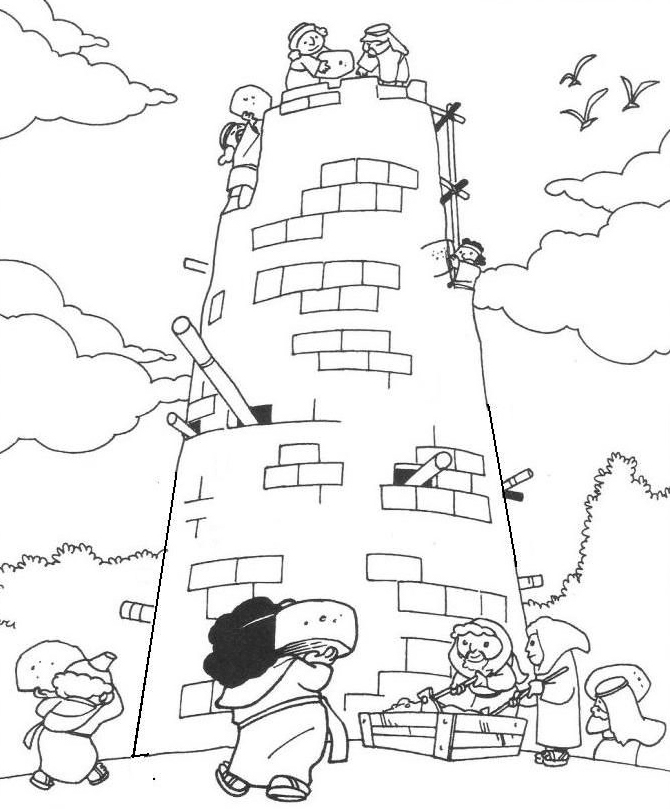 Download Tower of Babel Coloring Pages - Best Coloring Pages For Kids