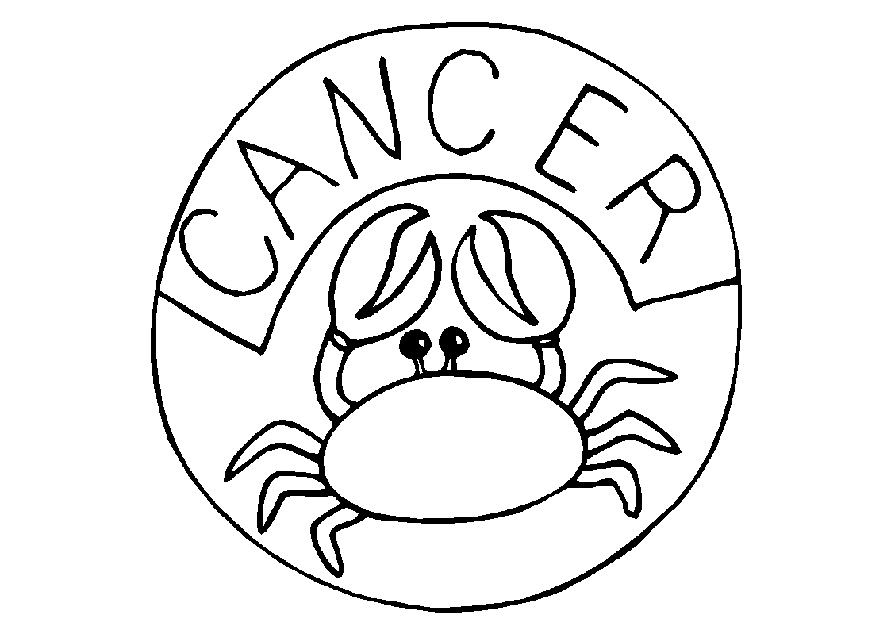 Featured image of post Zodiac Coloring Pages Easy Cancer zodiac sign coloring page free printable coloring pages