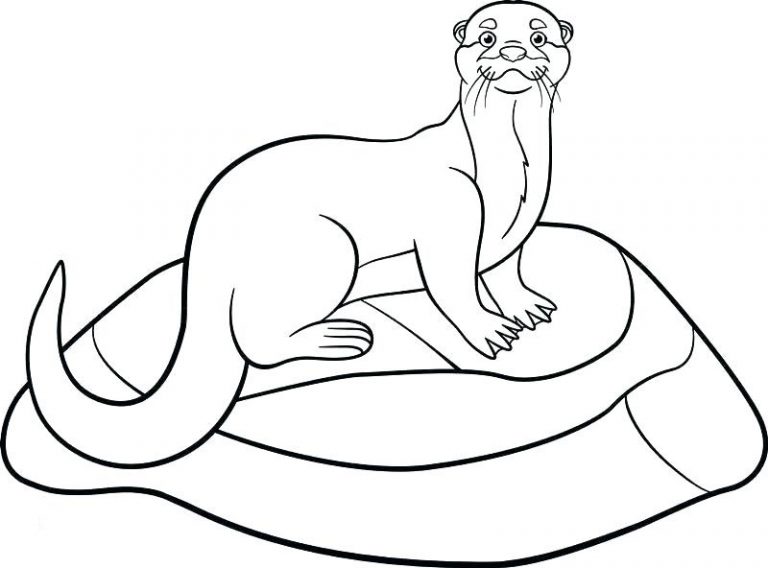 Otter Coloring Pages - Best Coloring Pages For Kids