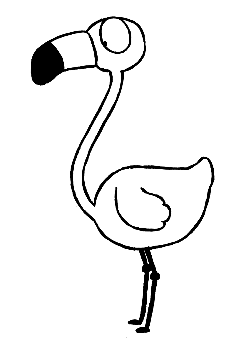 Flamingo Coloring Pages   Best Coloring Pages For Kids