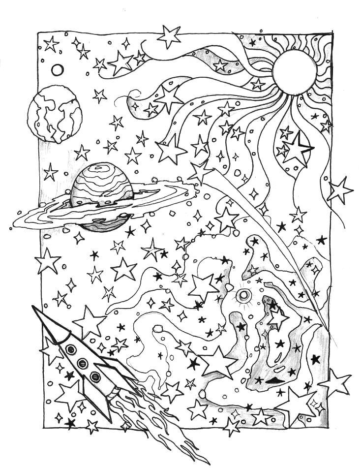 Galaxy Coloring Pages - Best Coloring Pages For Kids