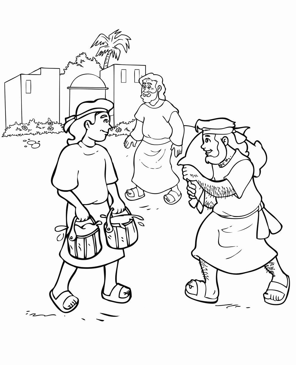Jacob And Esau Coloring Pages Best Coloring Pages For Kids
