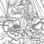 Jacob And Esau Coloring Page