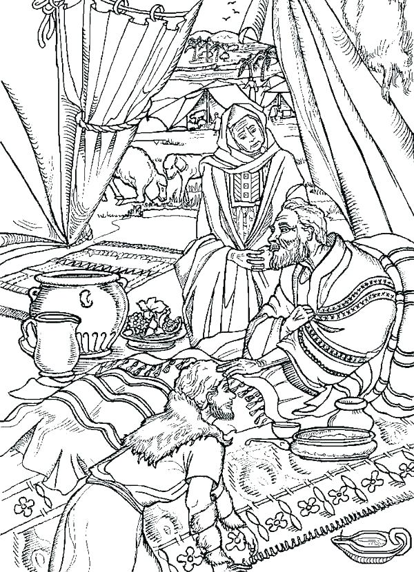 twelve sons of jacob coloring pages