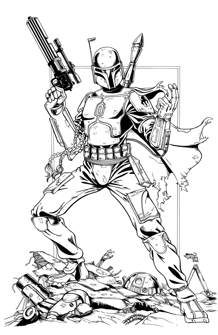 Boba Fett Coloring Pages Best Coloring Pages For Kids