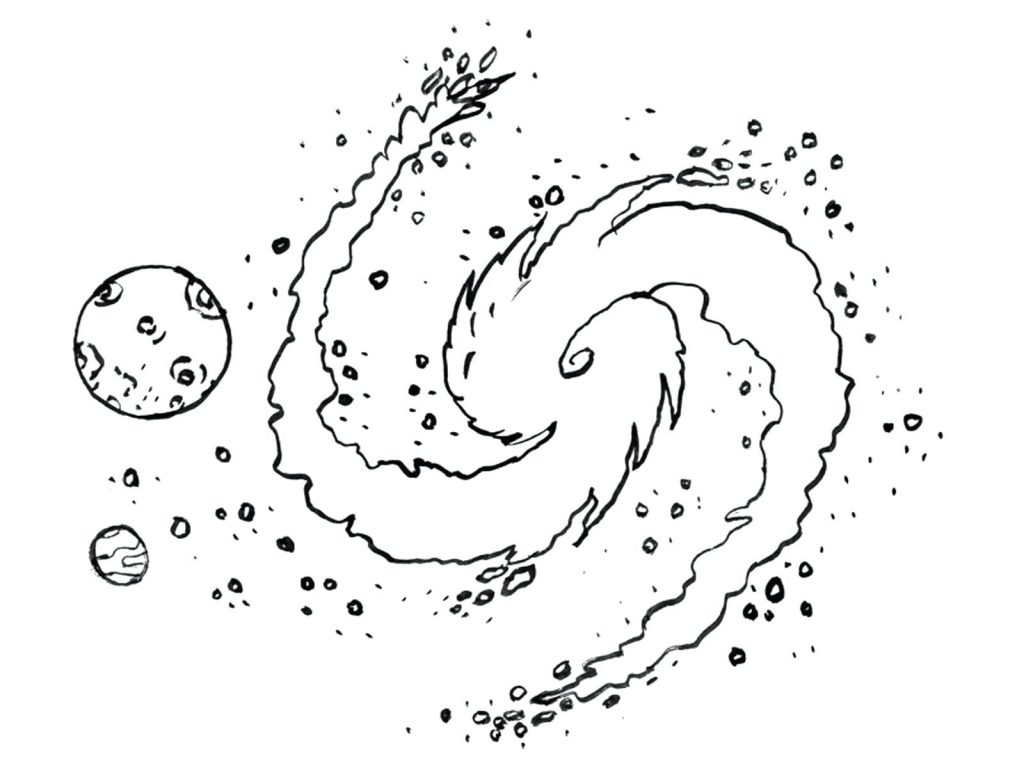 Printable Galaxy Coloring Pages
