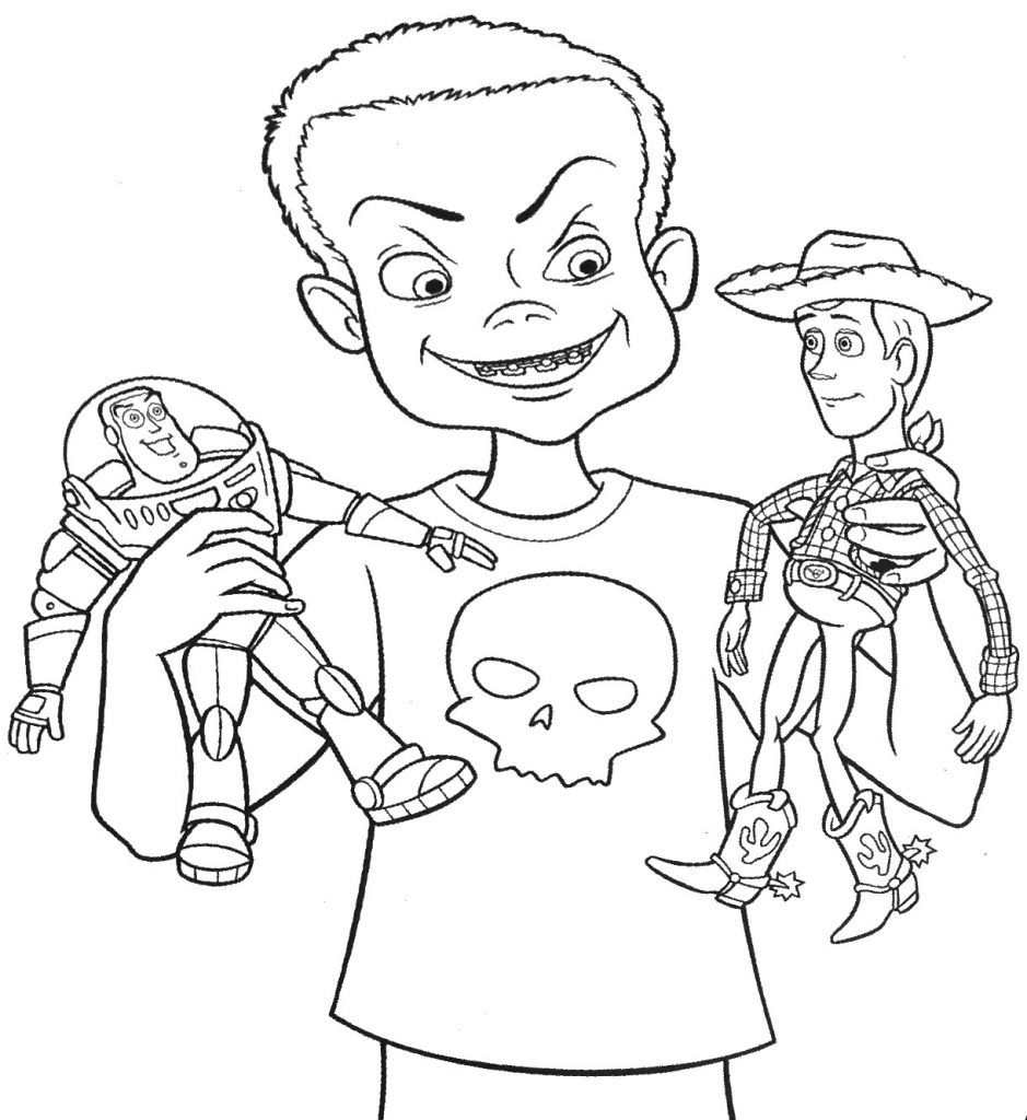 Sid Buzz and Woody Coloring Pages