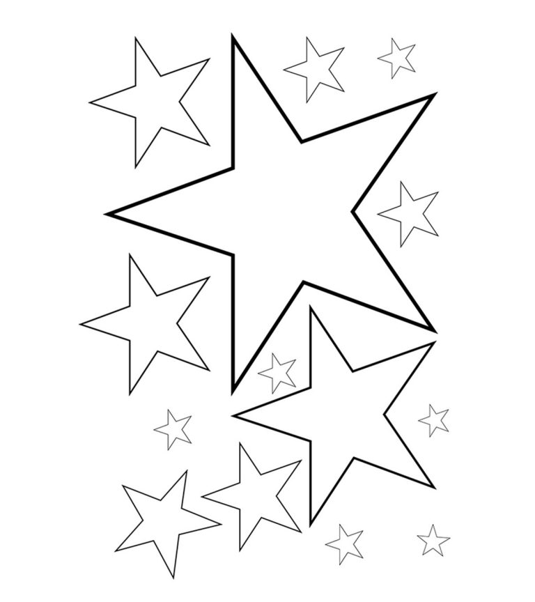 Stars Coloring Pages Best Coloring Pages For Kids