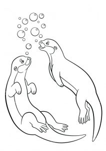 Otter Coloring Pages - Best Coloring Pages For Kids