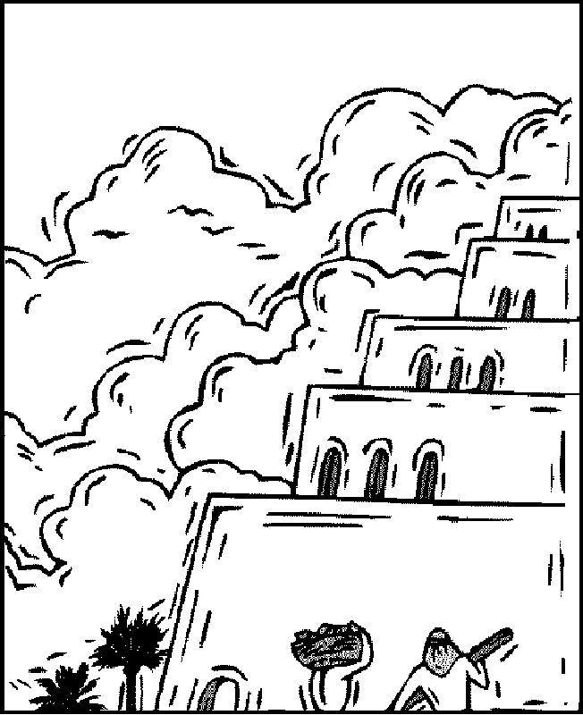 Tower Of Babel Coloring Pages