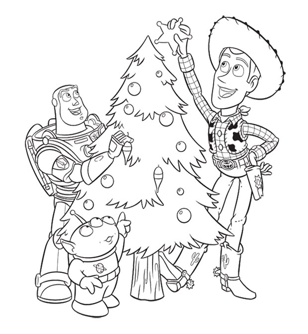 toy story coloring page woody