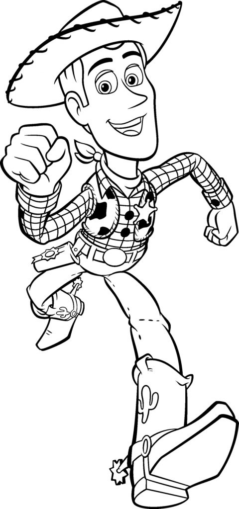 Toy Story - Woody Coloring Pages