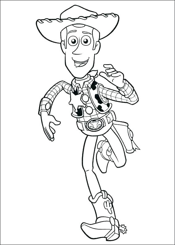 Woody - Toy Story Coloring Pages