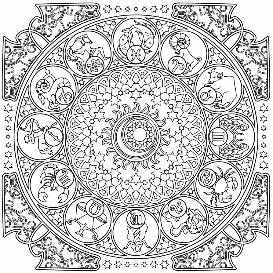 Zodiac Coloring Pages - Best Coloring Pages For Kids