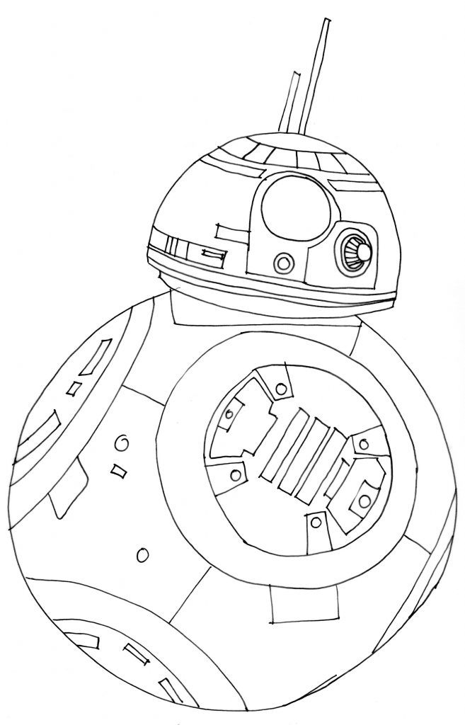 BB-8 Coloring Page