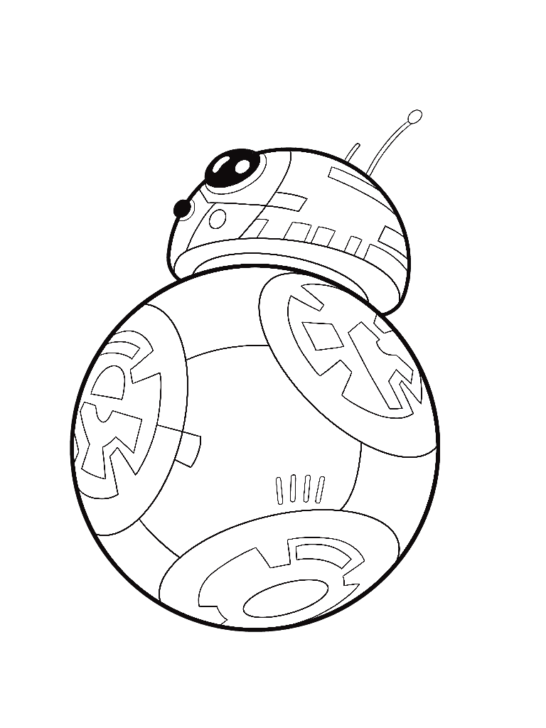 Bb8 Coloring Page Printable