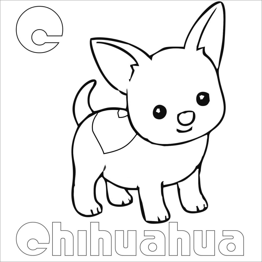 Chihuahua Coloring Pages - Best Coloring Pages For Kids