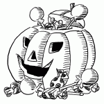 Cool Halloween Pumpkin Coloring Pages