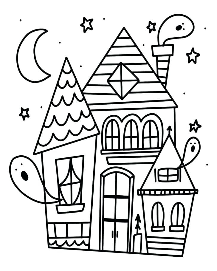 Cute Halloween Coloring Pages - Best Coloring Pages For Kids