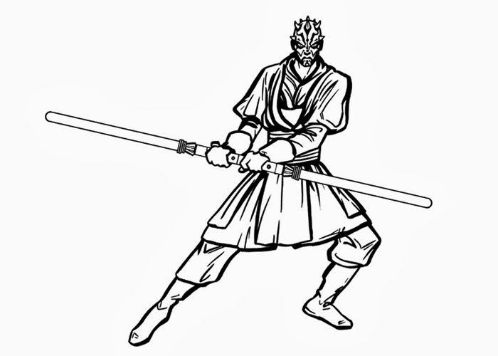 Darth Maul Coloring Pages - Best Coloring Pages For Kids