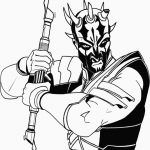 Darth Maul Star Wars Coloring Pages