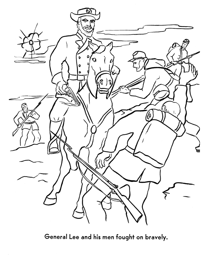 Civil War Coloring Pages - Best Coloring Pages For Kids