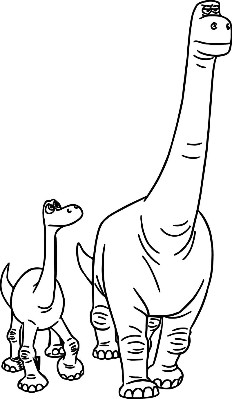 The Good Dinosaur Coloring Pages.