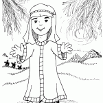 Joseph Bible Story Coloring Page