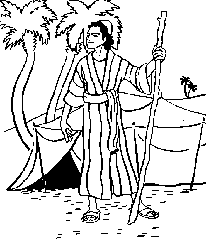 Josephs Coat Coloring Page