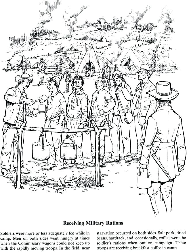 Civil War Coloring Pages For Kids Coloring Pages