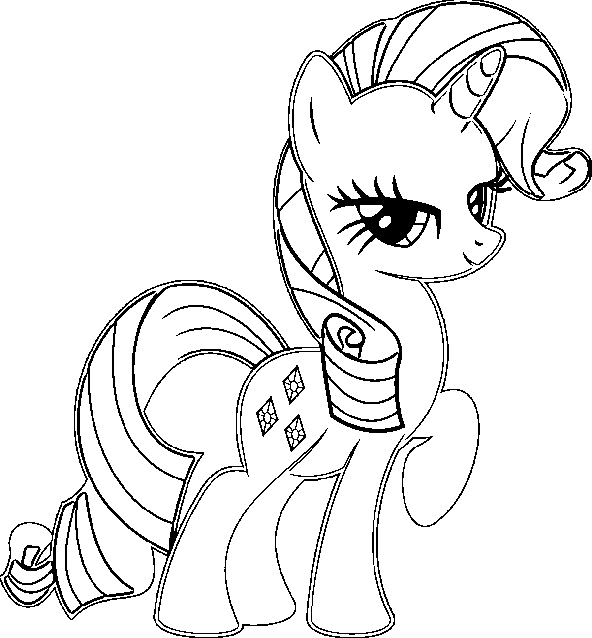 Rarity Coloring Pages - Best Coloring Pages For Kids