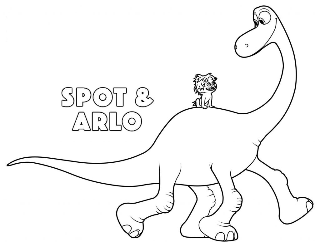 Spot And Arlo Good Dinosaur Coloring Pages