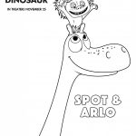 Spot And Arlo Good Dinosaur Coloring Pages
