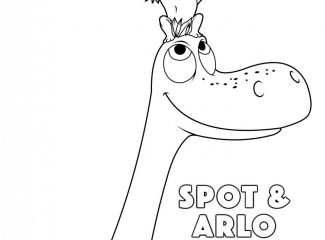 Spot And Arlo Good Dinosaur Coloring Pages