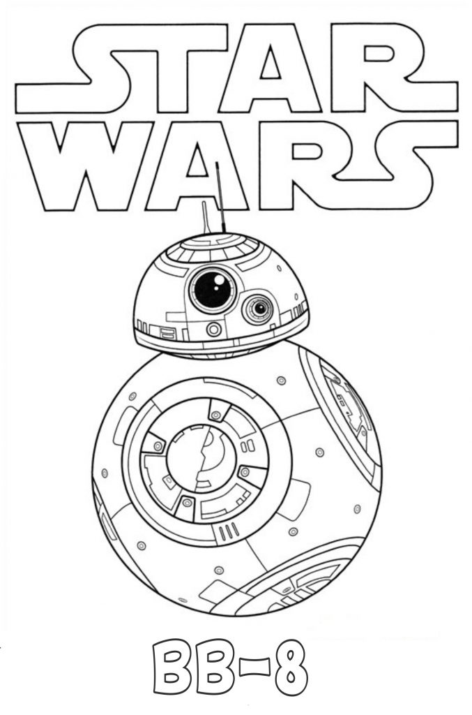 Star Wars Bb 8 Coloring Page
