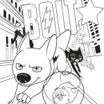 Bolt Movie Coloring Page