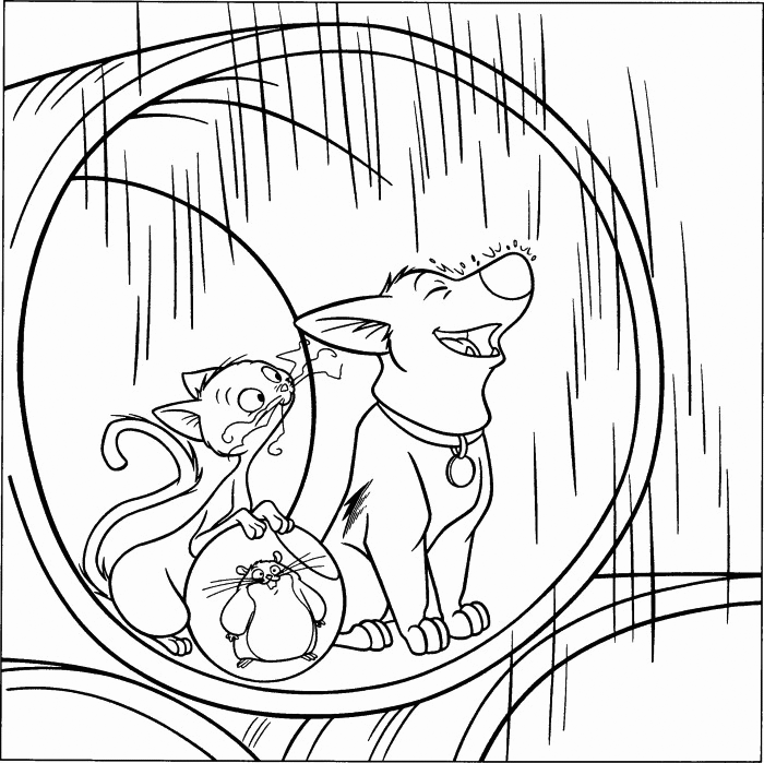 Bolt Movie Printable Coloring Pages