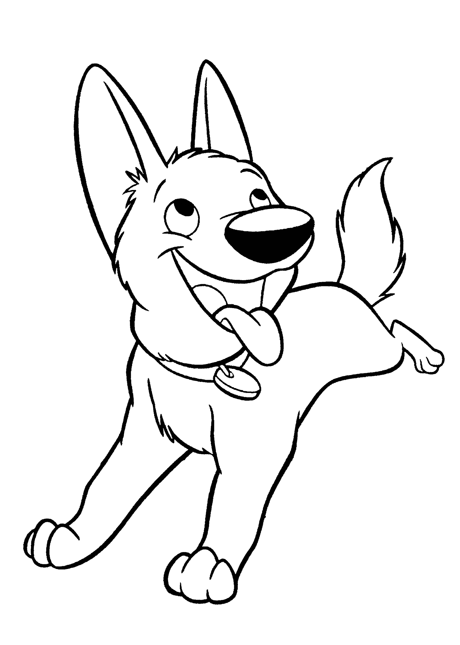 Bolt Coloring Pages   Best Coloring Pages For Kids
