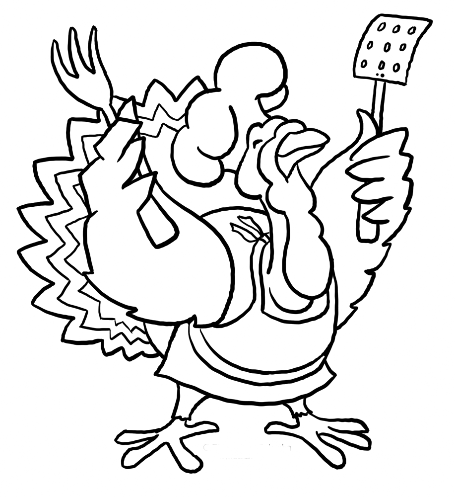 Funny Thanksgiving Coloring Pages For Preschool