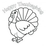 Happy Thanksgiving Turkey Coloring Pages For Preschool