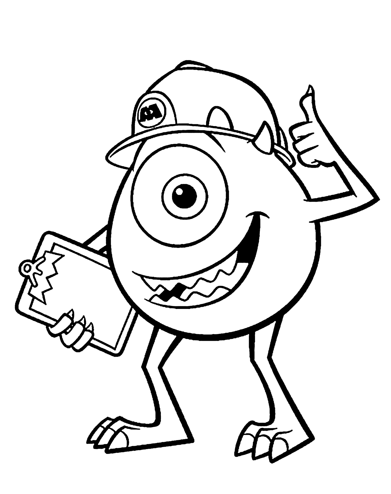 Monsters University Coloring Pages - Best Coloring Pages For Kids